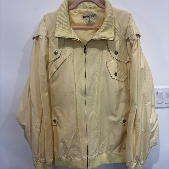 Pelle Pelle Vintage Bomber Jacket • Light Yellow • XXXL • Style #80AM2 • Perfect
